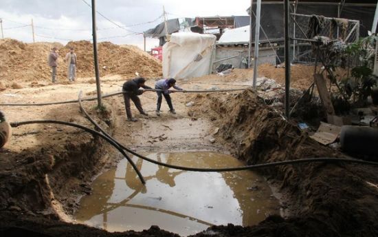 Egypt has flooded/destroyed most of the Gaza smuggling tunnels