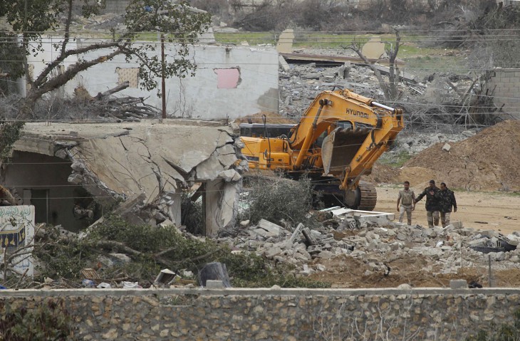 Egypt has demolished most of the smuggling tunnels into Gaza